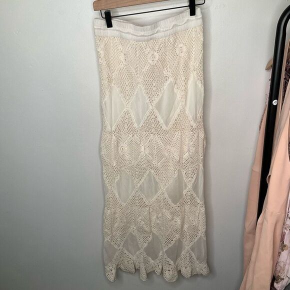 Helen Jon Scallop Crochet Maxi Skirt/Bandeau Dress - Picture 7 of 11